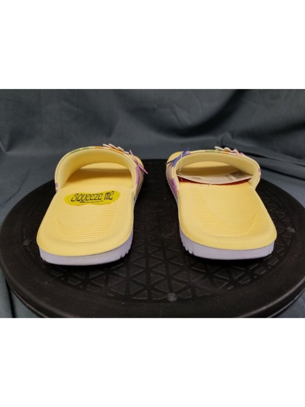Nike Kawa Slide SE Soft Yellow Silt Red Sapphire Girls Size 11c NEW WITH TAGS! - Picture 7 of 11